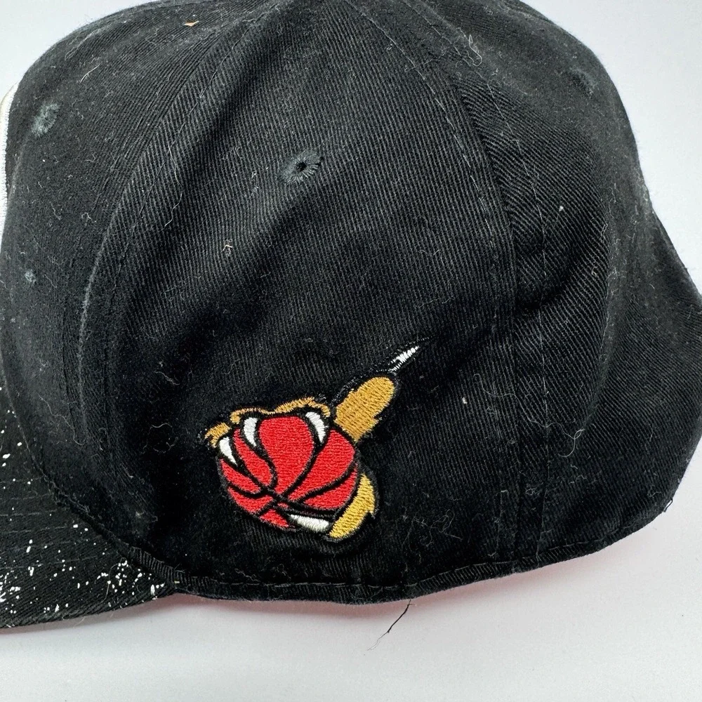 IcooPNY Icoop New York Snapback Hat‎ Black Aztec Oni Mask Paint Splatter